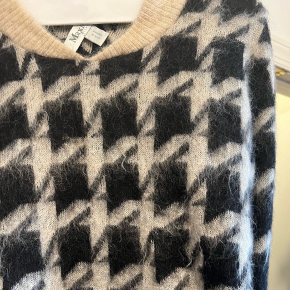 MaxMara Houndstooth Mohair Sweater - Picture 4 of 6